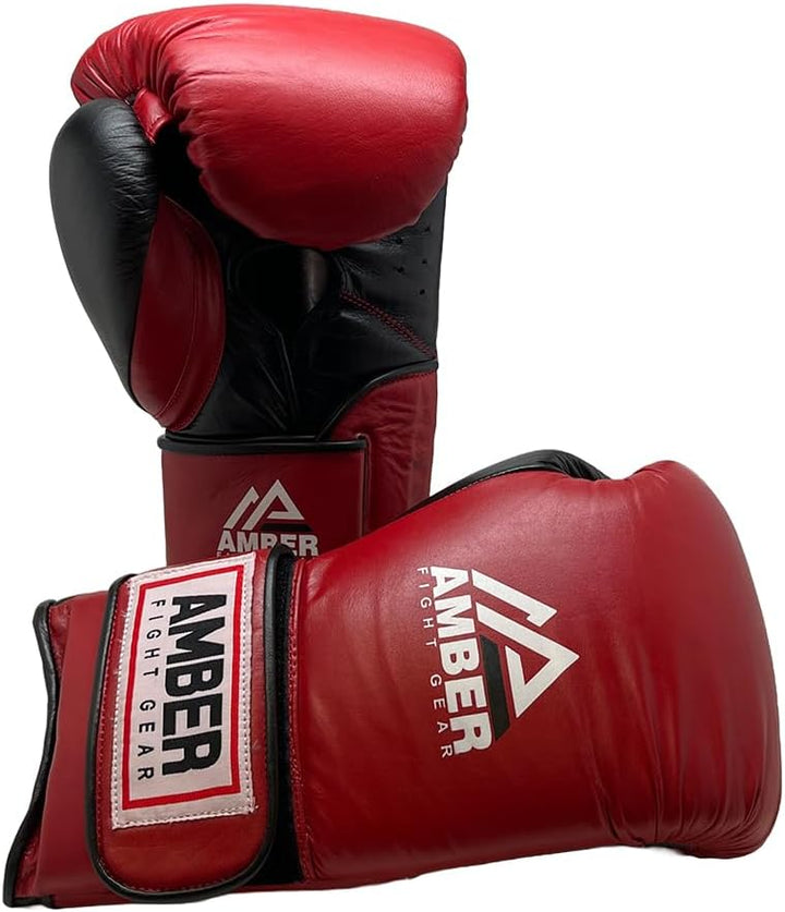 Renegade v1.0 Pro Hook &amp; Loop Leather Boxing Gloves, Durable, Ideal for Sparring &amp; Heavy Bags, Superior Shock Absorption &amp; Ventilation, Optimal Fit for Serious Athletes