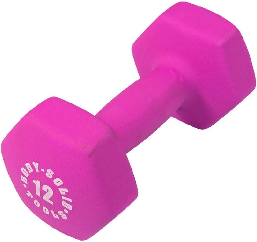 BSTND Tools Neoprene Dumbbell for Weight and Aerobic Training, Pilates &amp; Physical Therapy, Hand Weights, Free Weights Hex End  Color Coordinated Dumbbells - Green 3lb