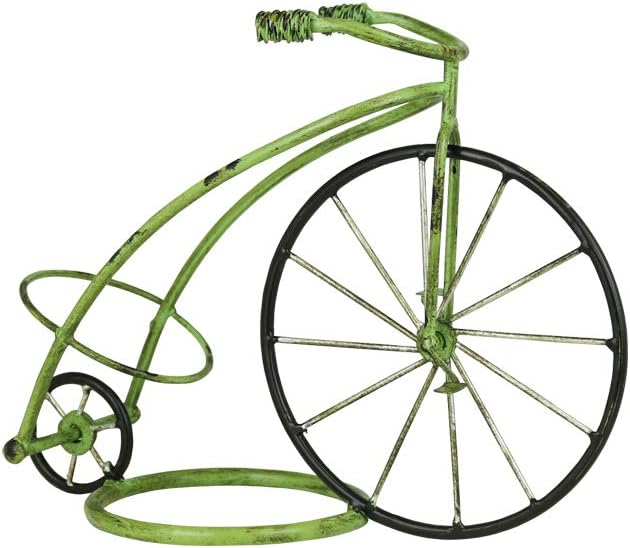 LIVEVIE Classic Vintage Bike Circus Style Wine Rack Holder Freestanding Wine Organizer Stand for Countertop or Tabletop, Perfect Home or Office D?cor