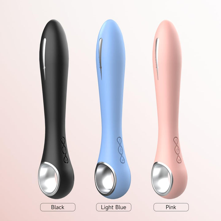 G-Spot &amp; Clitoral Vibrator with 12 Vibes &amp; 7 Shock Modes, Nipple Stimulator, Rechargeable, Body-Safe Silicone
