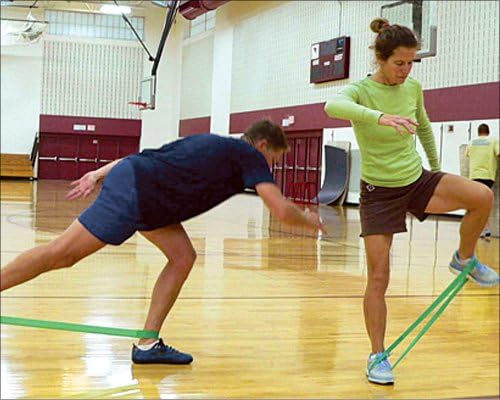 Prism Fitness Smart Mini Flat Resistance Bands - Medium, Green (10 Pack)