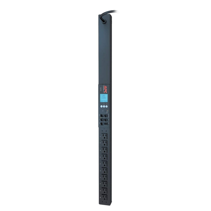 APC Rack Mount PDU, Metered 100V-120V/15A, (16) Outlets, 0U Vertical Rackmount (AP8831)