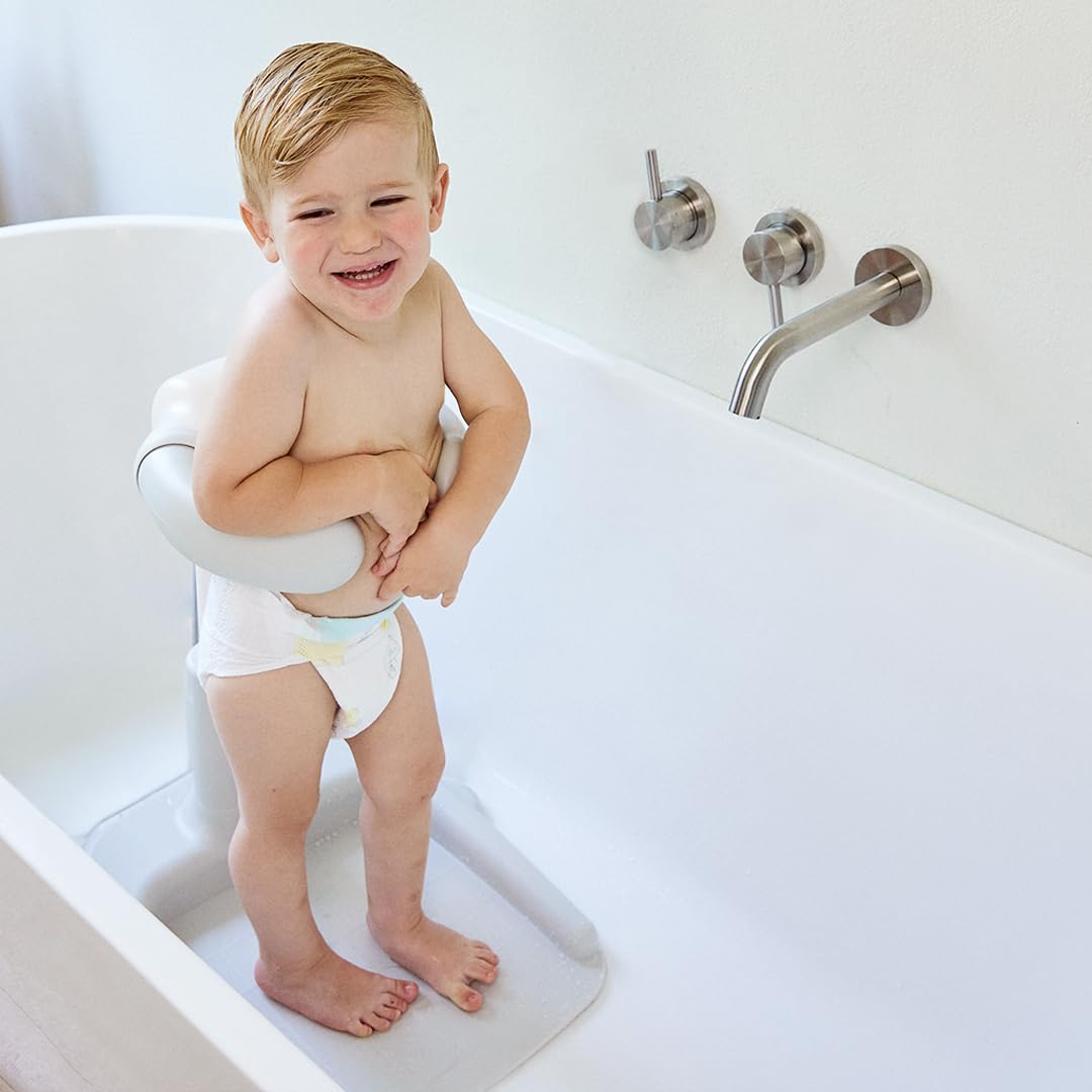Easy Shower Adjustable Baby Shower Stand, Baby Standing Shower Support, Easy to Use Standing Baby Shower Support, Hug Tower Baby Shower Standing Support - Toddler Shower Stand for Ages 7-24 Months