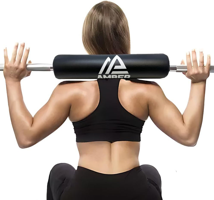 Barbell Neck Pad 15.5 inch Wide Thick Pad for Squats &amp; Lunges - Comfortable Foam Sponge Pad for Weight Lifting, Crossfit, Powerlifting - Fits 2" Olympic Size Bars