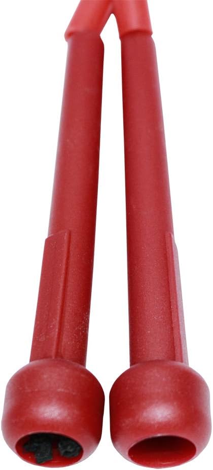 Amber Fight Gear Olympic Style Beaded Jump Rope - for Crossfit, Boxing Fitness Workouts Endurance and Strength Training- for Men, Women and Children ? 9.5ft (Sold AS Set of 2)