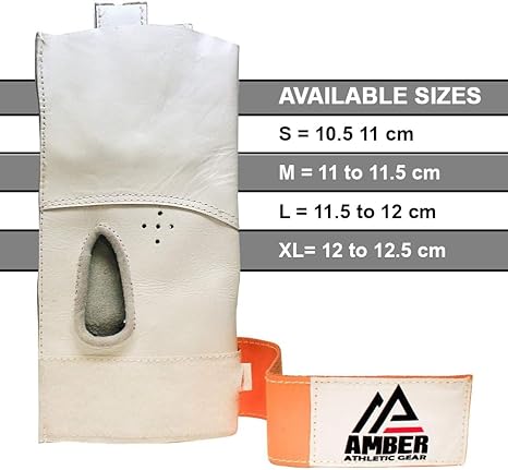 Amber Fight Gear Leather Hand Hammer Throw Glove - The Ideal Glove for Hammer Throwers, Experience Comfort and Control