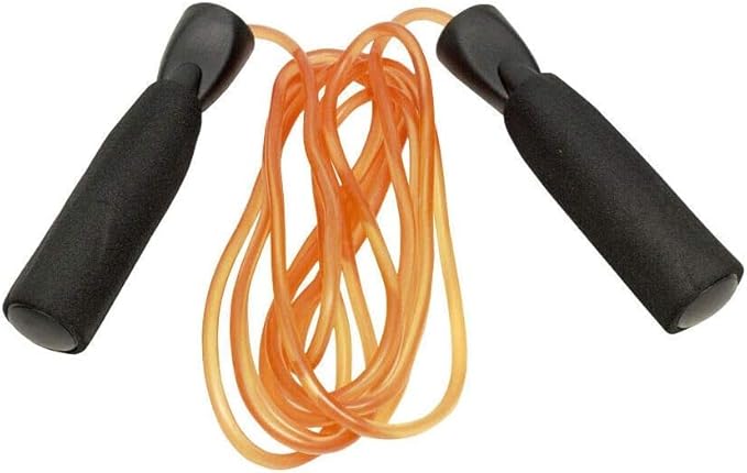 Jump Rope Durable PVC with Cushioned Foam Handles - for Boxing Fitness Workouts Endurance and Strength Training- for Men, Women and Children (9.5-Feet)