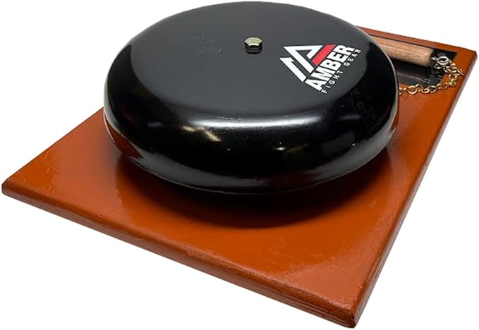 Amber Fight Gear Ring Gong Fight Bell and Hammer Set for Boxing and Wrestling RGONG