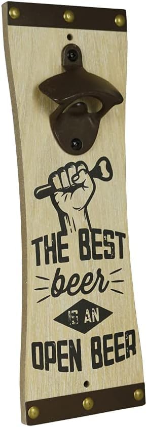 Wall-Mounted Bottle Opener for Beer, Soda, and Pop Modern &amp; Elegant Kitchen and Barware