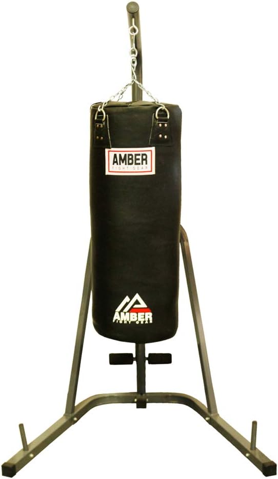 Leather Heavy Bag for Boxing, MMA, Muay Thai, Kickboxing, Fitness Training, Durable Punching Bag for Strength, Cardio &amp; Full-Body Workouts