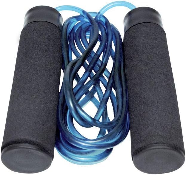 Jump Ropes: 1.2lb Weighted PVC Durability with Cushioned Foam Handles - Perfect for Boxing, and Strength Training - 9.5ft Length for Men, Women, and Children&