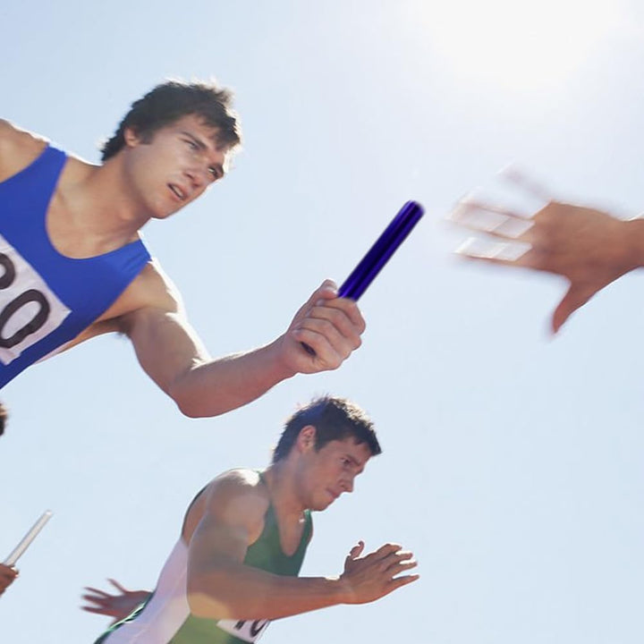 Aluminum Relay Baton Get The Winning Edge with Our Official Size, Lightweight, and Safe, Purple Pack of 2