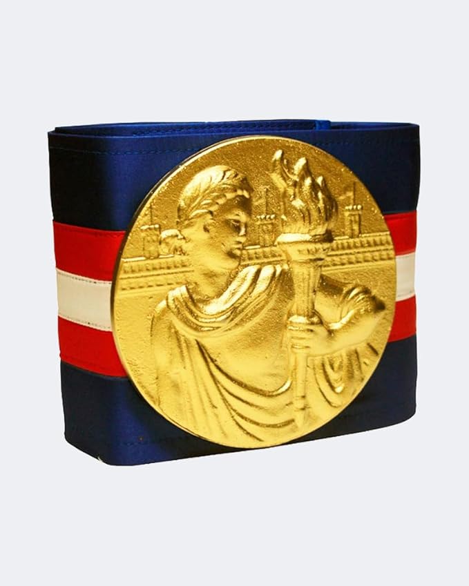 Amber Fight Gear Championship Boxing Belt Ideal for Boxing Shows and Tournaments, Vibrant Satin Design, Secure Hook and Loop Closure