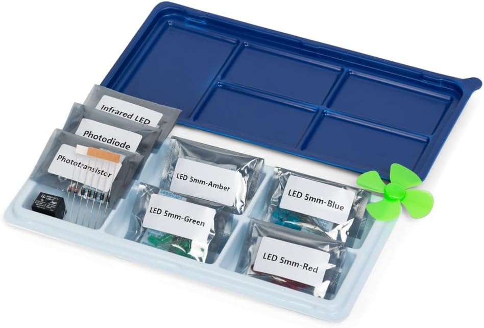 Mand Labs Electronic Series KIT-1 Premium Edition (Version 4) - STEM Kit with 60 Projects, 165 Components, Mini Breadboard, 2 Guide Books, 60 Videos, Workstation &amp; 3 Premium Projects
