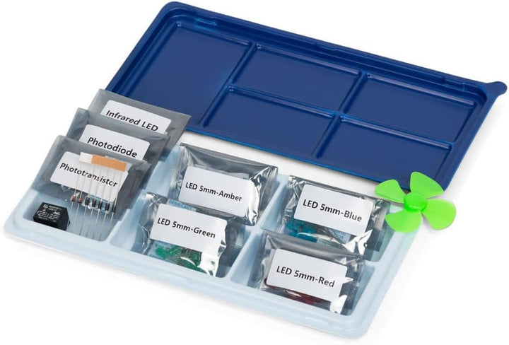Mand Labs Electronic Series KIT-1 Premium Edition (Version 4) - STEM Kit with 60 Projects, 165 Components, Mini Breadboard, 2 Guide Books, 60 Videos, Workstation &amp; 3 Premium Projects