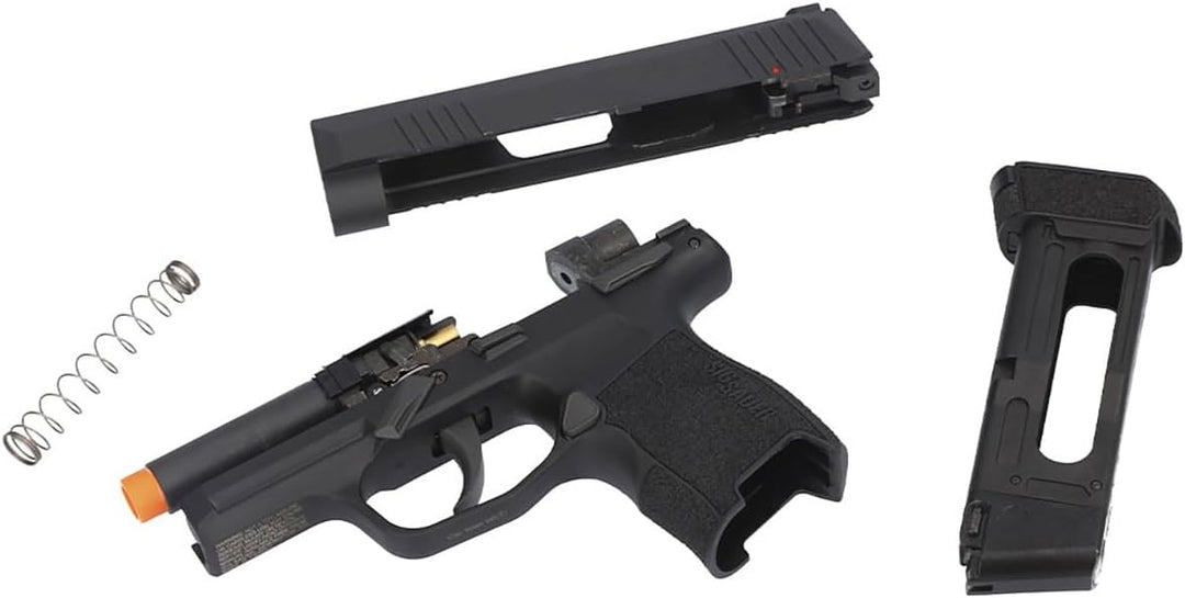 Sig Sauer P365 6mm BB Caliber 12rd CO2 Powered Blowback Airsoft Pistol with 3 DOT Hi-Vis Sights - CO2 Cartridges Not Included