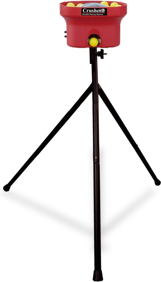 Heater Sports Crusher Pitching Machine - Fastballs &amp; Curveballs
