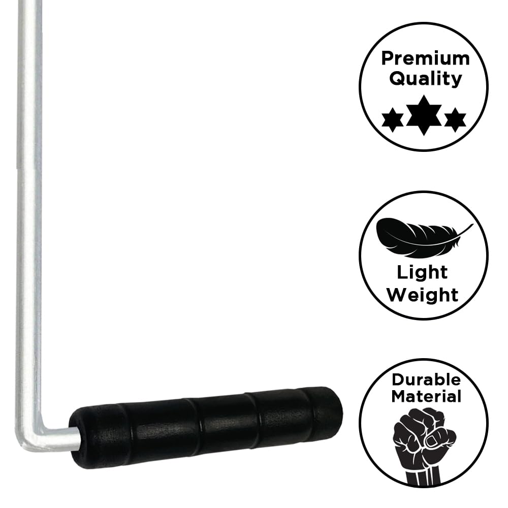 Steel Measuring Cane for Athletic Field Events ? 38 Inch Long, Compatible with Standard Measuring Tapes, Durable Steel Construction, Easy Ground Marking for Throws &amp; Jumps, No Assembly Required