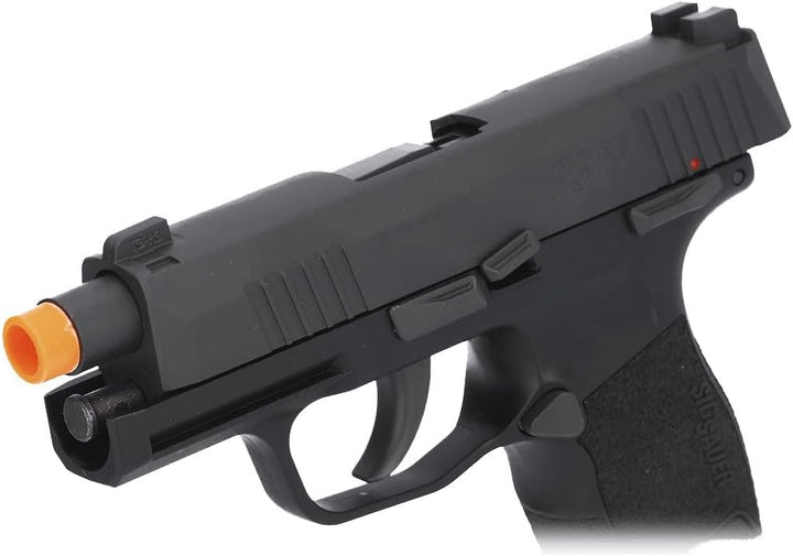 Sig Sauer P365 6mm BB Caliber 12rd CO2 Powered Blowback Airsoft Pistol with 3 DOT Hi-Vis Sights - CO2 Cartridges Not Included