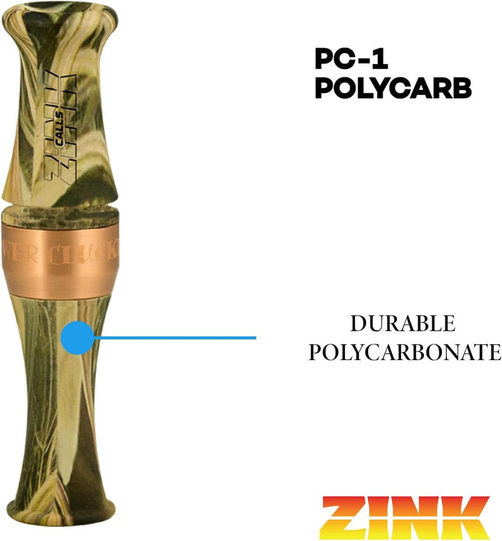 Zink Calls ZNK2006 Pc-1 Goose Poly Shadow Grass Blade, Multi
