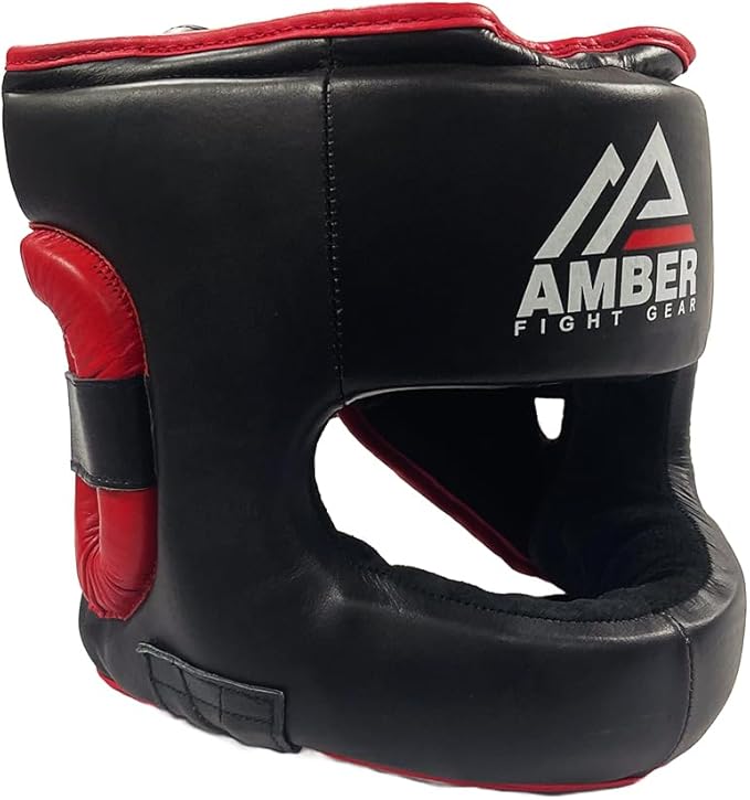 Ultimate All-Leather Face-Saver Headgear, Enhanced Comfort, Advanced Face Bar Protection, Secure Fit, and Shock-Absorbing Padding for MMA, Boxing, Kickboxing, and Martial Arts Training
