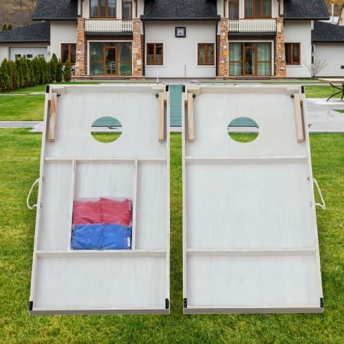 Wooden Cornhole Boards Set 4 x 2&