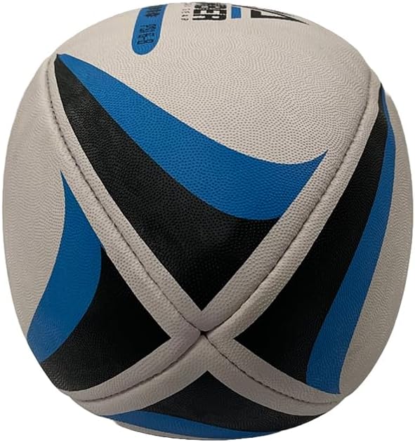 Competition Rugby Ball with Superior Grip and Balanced Weight for Match-Play and Training