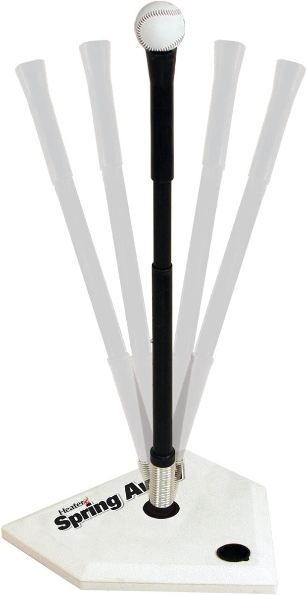 Heater Sports Spring Away Batting Tee - Adjustable &amp; Portable