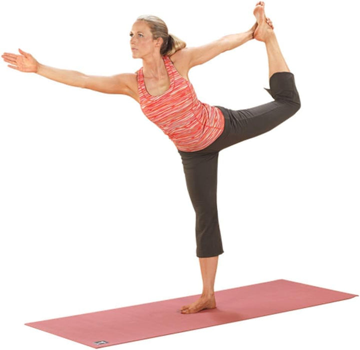 Body-Solid Non-Slip Yoga &amp; Exercise Mats - 3mm (Blue) &amp; 5mm (Red)