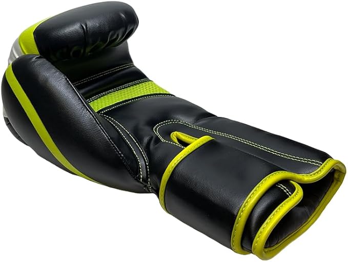 Invincible Fight Gear Standard Toughtek Hook and Loop Training Boxing Gloves - Ideal for Boxing, Kickboxing, Muay Thai, MMA for Men Women and Kids
