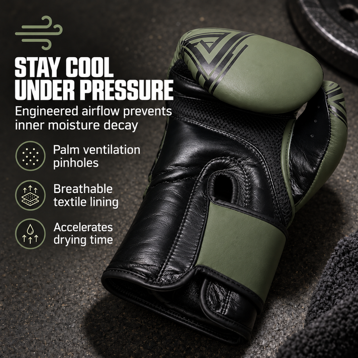 Invincible Fight Gear All Leather Pro Hybrid Boxing Gloves