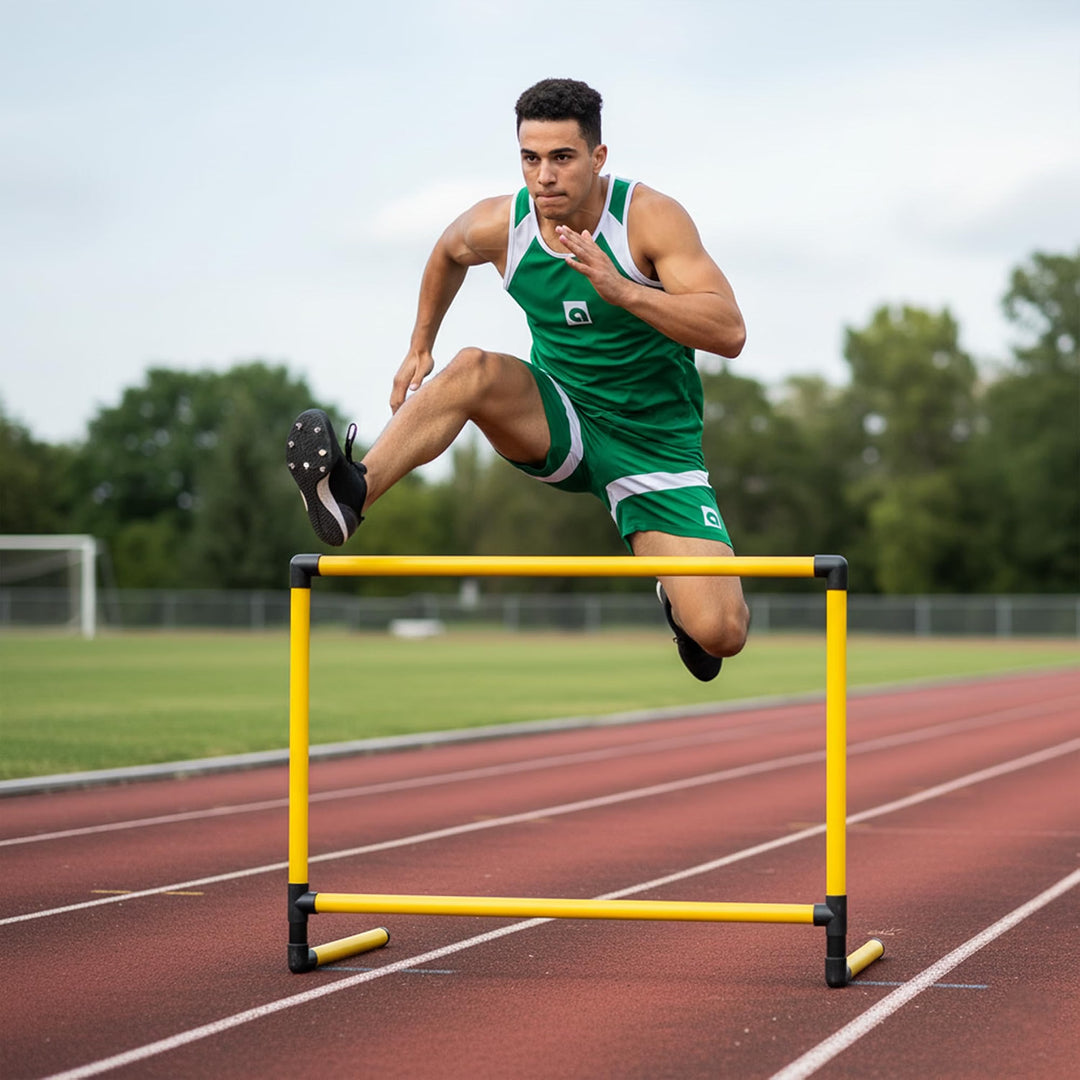 Amber Fight Gear Adjustable Training Hurdle, 6 Height Levels, 36–42 Inch