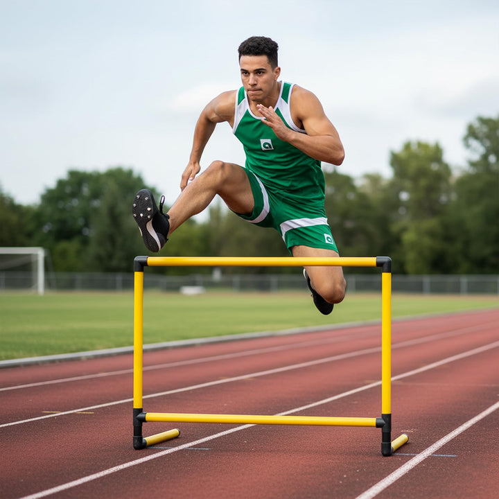 Amber Fight Gear Adjustable Training Hurdle, 6 Height Levels, 36–42 Inch