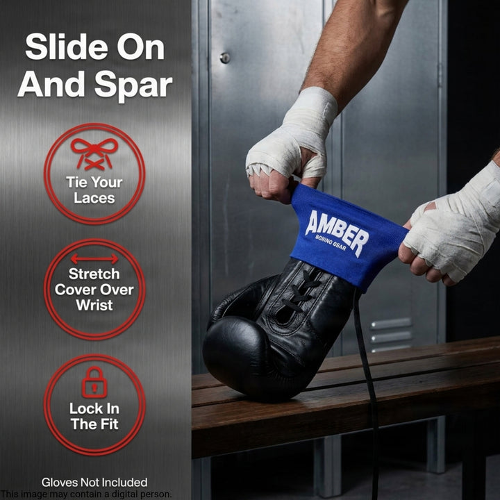 Boxing Lace Covers Secure Fit Stability and Style Enhance Glove Performance Reduce Movement for Training and Competition Gloves Not Included