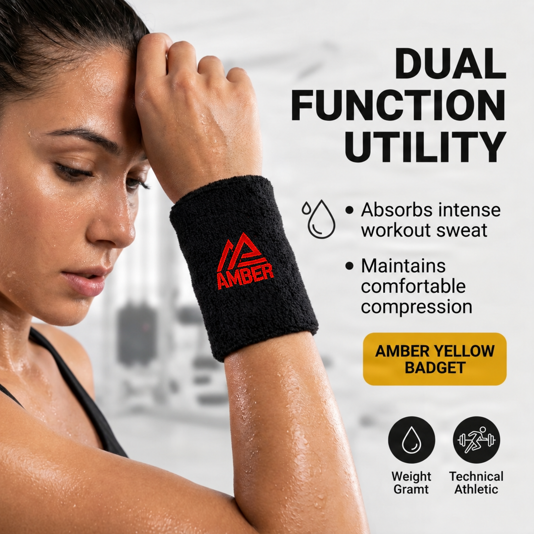Amber Fight Gear Ultimate Kettlebell Wrist Protection: Premium Arm Bands and Wrist Guards for Enhanced Safety and Performance - Unisex 3Wx4L Pair