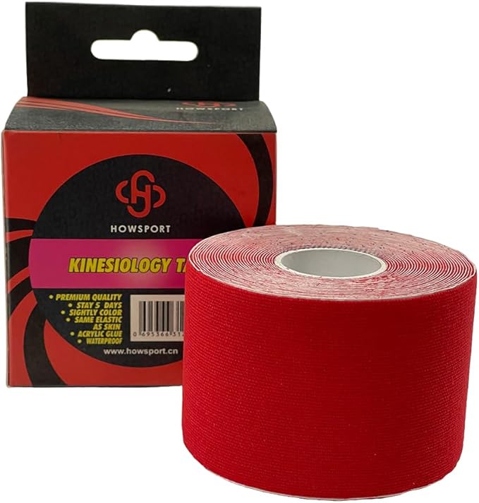 Ultimate Performance Kinesiology Tape: Support, Stabilize, and Recover Best for Athletes and Rehabilitation, 2" x 16ft Red