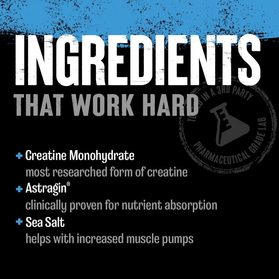 Animal Creatine Chews Tablets - Enhanced Creatine Monohydrate with AstraGin to Improve Absorption, Sea Salt for Added Pumps, Delicious and Convenient Chewable Tablets - Green Apple
