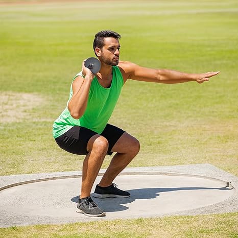 Amber Fight Gear Precision Performance Iron Shot Put Versatile Training and Competition Excellence with Sturdy Cast Iron Build and Durable Polyurethane Coating