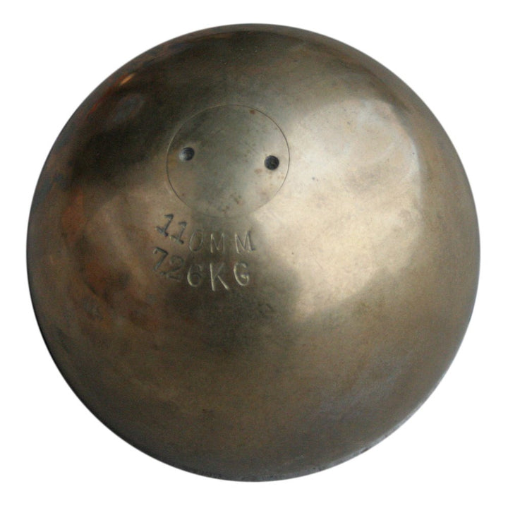 Amber Fight Gear Precision Brass Shotput IAAF Compliant, Superior Grip &amp; Weight Calibration for Competitive Performance