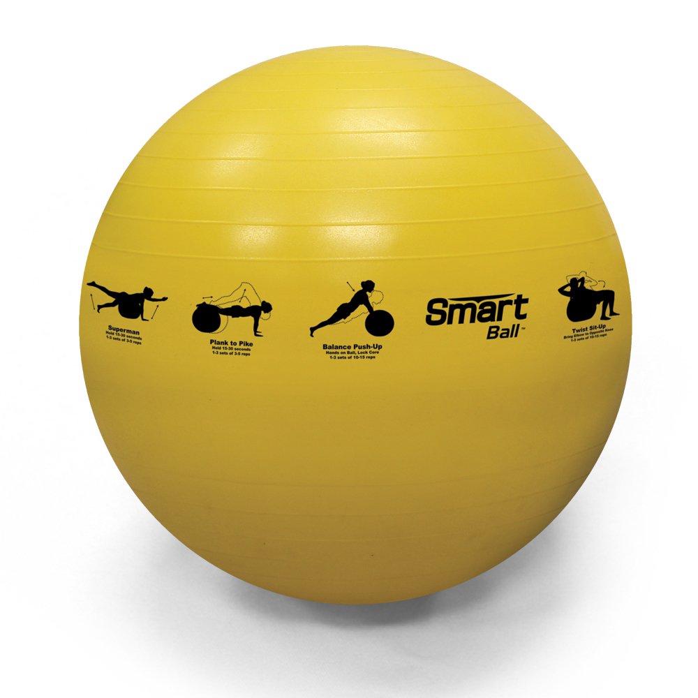 Prism Fitness 55cm Smart Stability Ball - Yellow