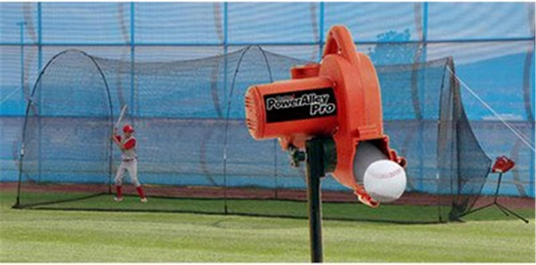 Heater Sports Pro Real Pitching Machine &amp; PowerAlley 22&