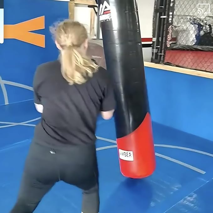 Heavy Bag for Boxing, MMA, Muay Thai, Fitness Workout 6ft Durable Vinyl Punching Bag for Training, Triple Stitched, Tough Material ? Unfilled