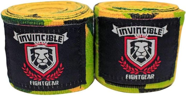 Amber Fight Gear Elastic Thick Printed 180-Inch Handwraps - The Ultimate Athlete&