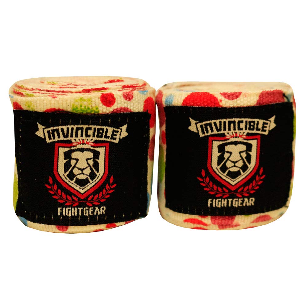 Amber Fight Gear Elastic Thick Printed 180-Inch Handwraps - The Ultimate Athlete&