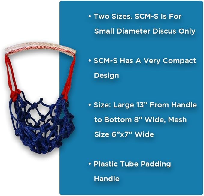 AMBER Athletic Gear Braided Shot Put Carrier Braided Track and Field Shot Put Carrier Shot Put Carrier Bag for Track &amp; Field Equipment Large