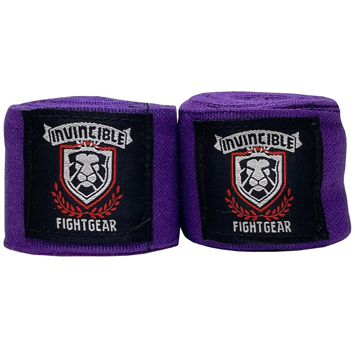 Amber Fight Gear Invincible Hand Wraps, Semi-Elastic Boxing Wraps with Thick Double-Cut Stretch for Ultimate Protection, Ideal for Boxing, MMA