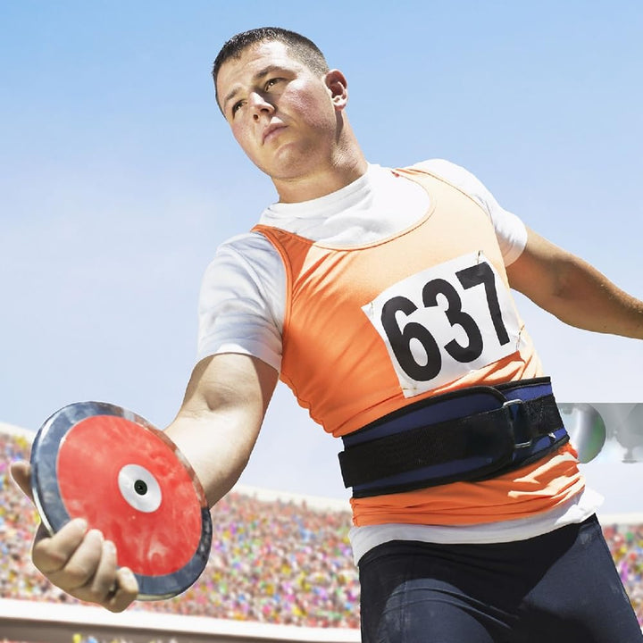 Amber Fight Gear Prestige Discus 80% Galvanized Steel Rim Throw Discus with ABS Side Plates, Ideal for Training &amp; Competition, IAAF Compliant, Available in 1kg, 1.6kg, and 2kg