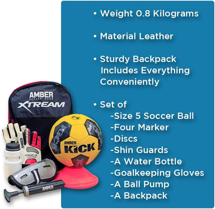 Junior Soccer Training Set: Comprehensive Gear for Young Players (7 Pieces)