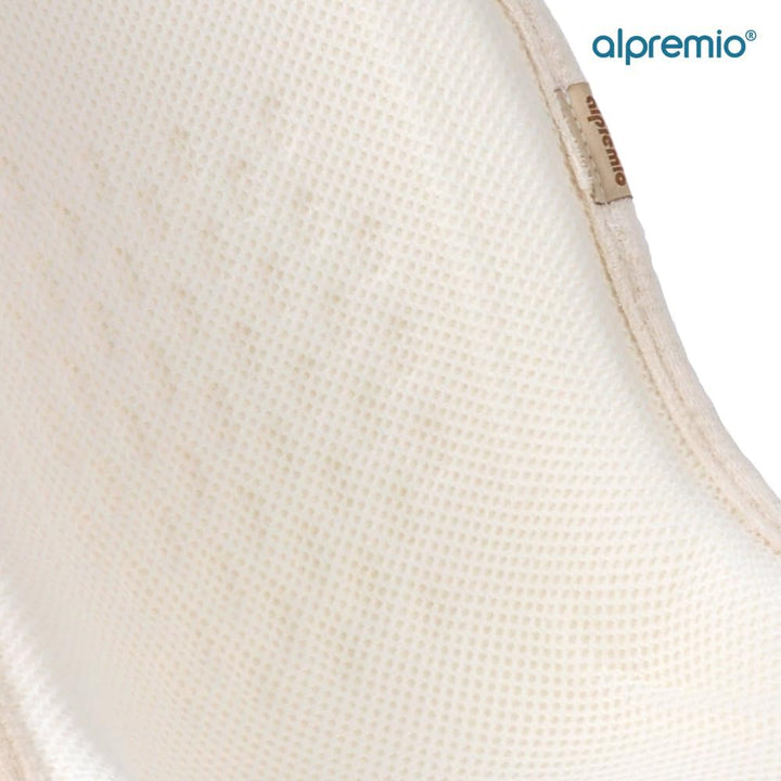 Alpremio Baby Feeding Support Seat, Ergonomically Designed for Breast &amp; Bottle Feeding, Lightweight, Firm Core &amp; Soft Cotton Surface, Made in Korea, Fits Babies 1-5M &amp; Head-to-Hip Up to 16 inch