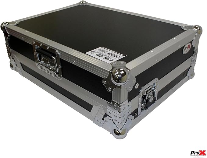 ProX XS-DDJSR2LT LED ATA Flight Case For Pioneer DDJ-SR2 DJ Controller with Laptop Shelf and LED